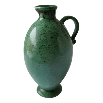 Small green ceramic vase