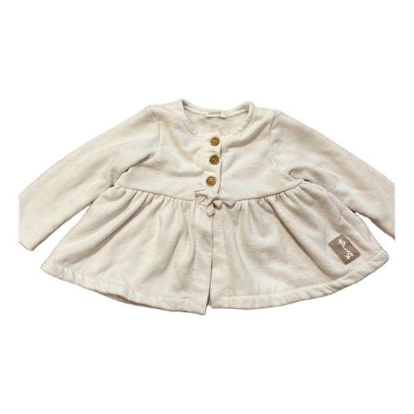 White cotton cardigan