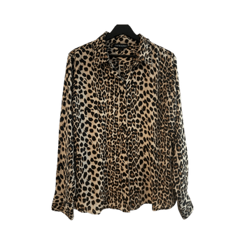 Leopardikuvioinen paitapusero
