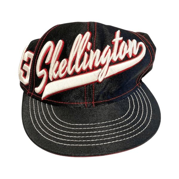 Disney Parks Jack Skellington Snapback Cap Nightmare Before Christmas Y2K Emo Goth