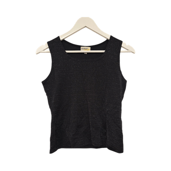 Black sparkly tank top