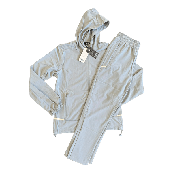 Light grey hooded tracksuit