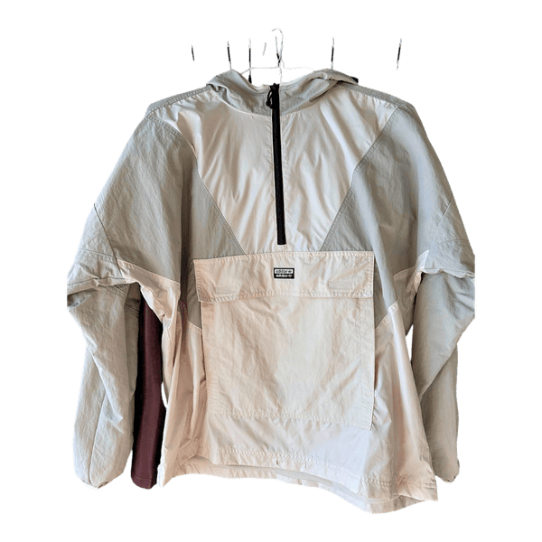 Adidas beige anorak jacket