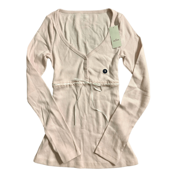 Pink Hollister long-sleeved top