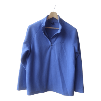 Blue fleece quarter zip