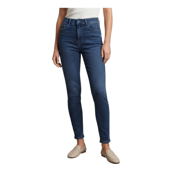 Blue skinny jeans