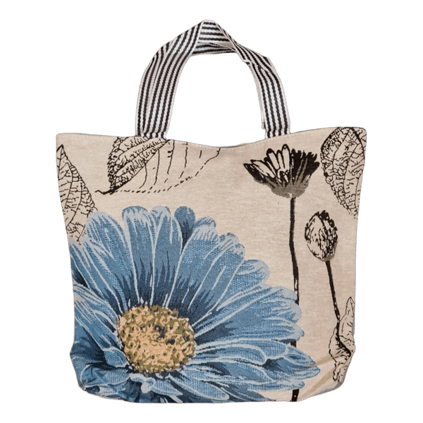 Floral print tote bag
