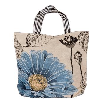 Floral print tote bag