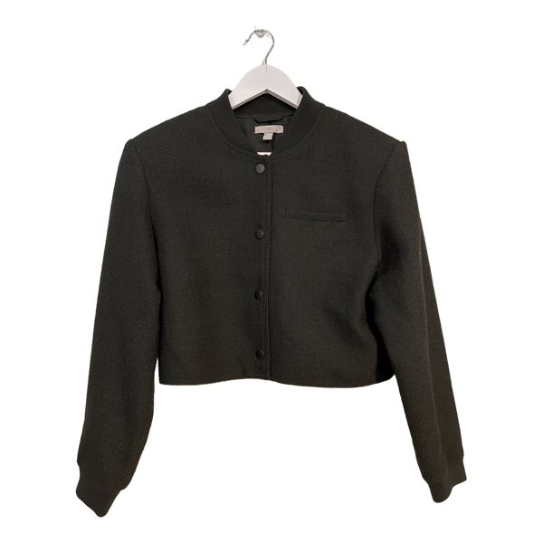 H&M musta lyhyt takki