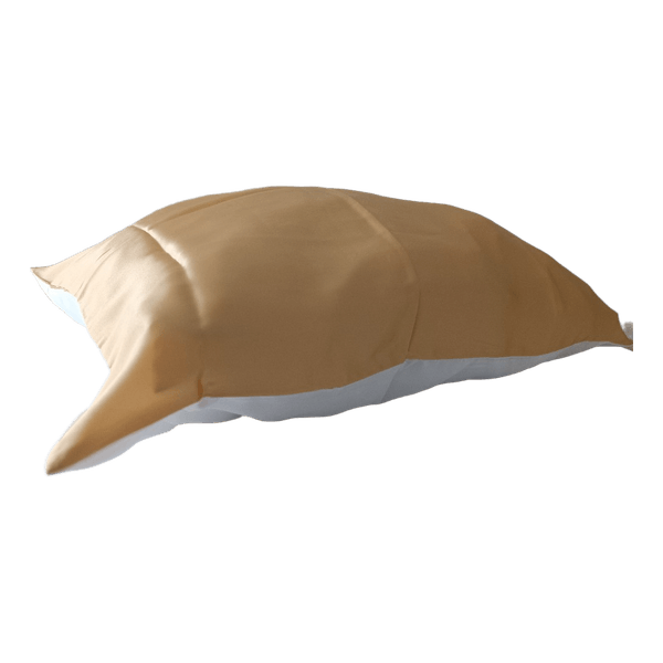 100 proc mulbery silk užvalkaliukas, 50*70, gold