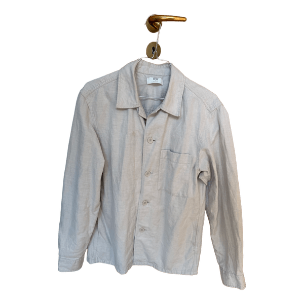 Beige Uniqlo overshirt