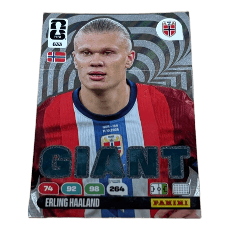 Erling Haaland 633 Fifa World cup 2026 keräilykortti