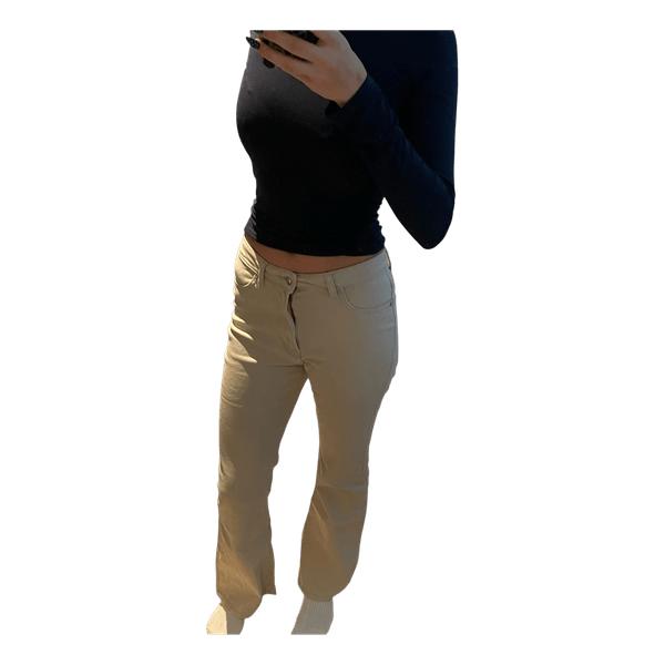 Beige trousers