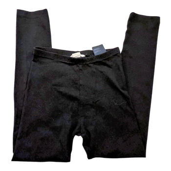 Black full length kids leggings