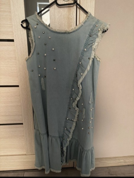 River Island mėlyna suknelė