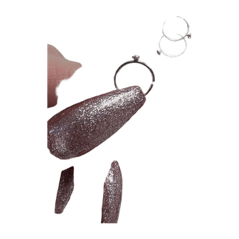 Glitter jewelry