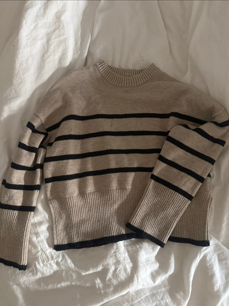 Bershka stribet striktrøje