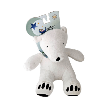 Under the Nile Organic Cotton Polar Bear / New with Tag / 23 cm / Baby Safe