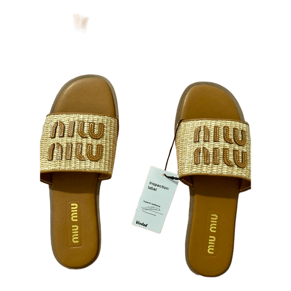 Miu Miu Sandales Raffia 🌾 Neuf avec boîte