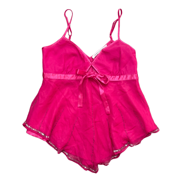 Diane von Furstenberg pink silk top