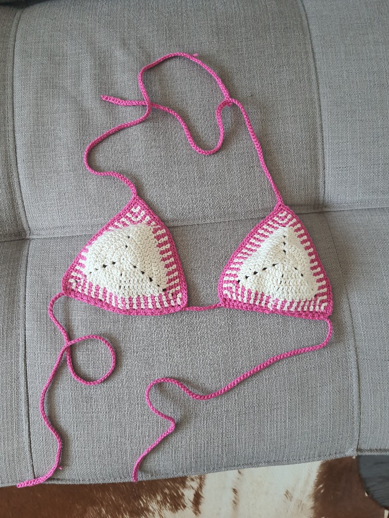 Crocheted Bikini Top
