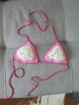 Crocheted Bikini Top