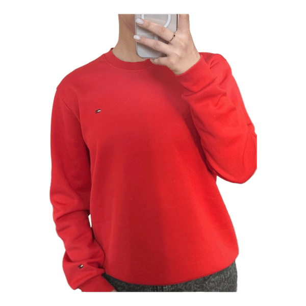 Red Tommy Hilfiger sweatshirt
