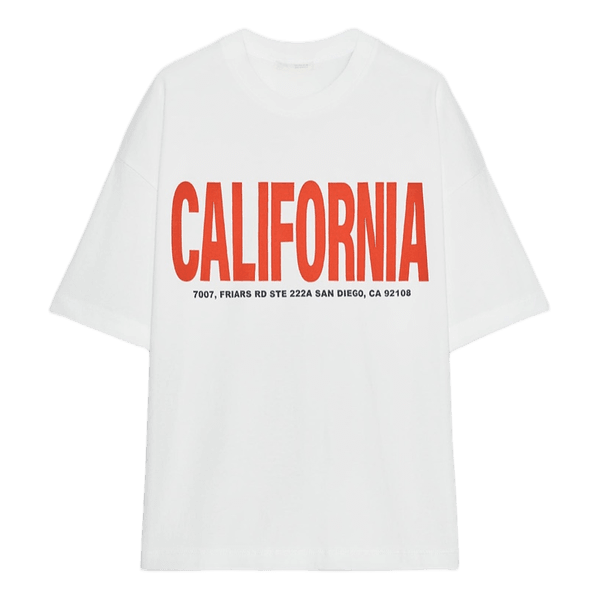 Hvid California t-shirt