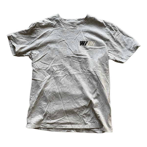Grå t-shirt i bomuld