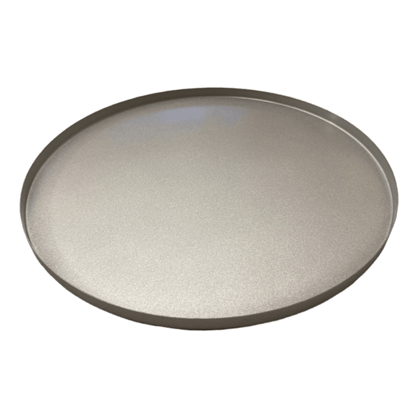 Green villa collection silver metal tray / candle plate