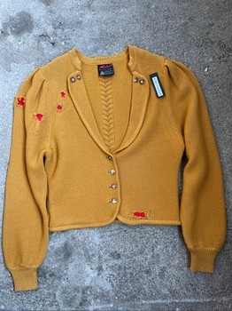 Wool cardigan jumper avant garde unique with holes