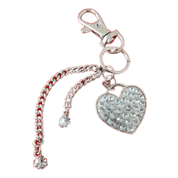 Cute heart keyring