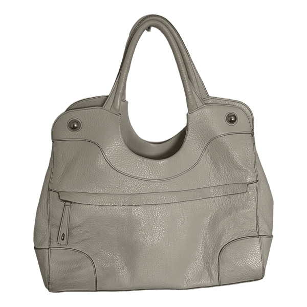 Furla white leather handbag