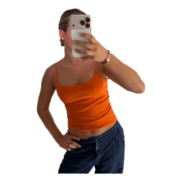 Orange tank top