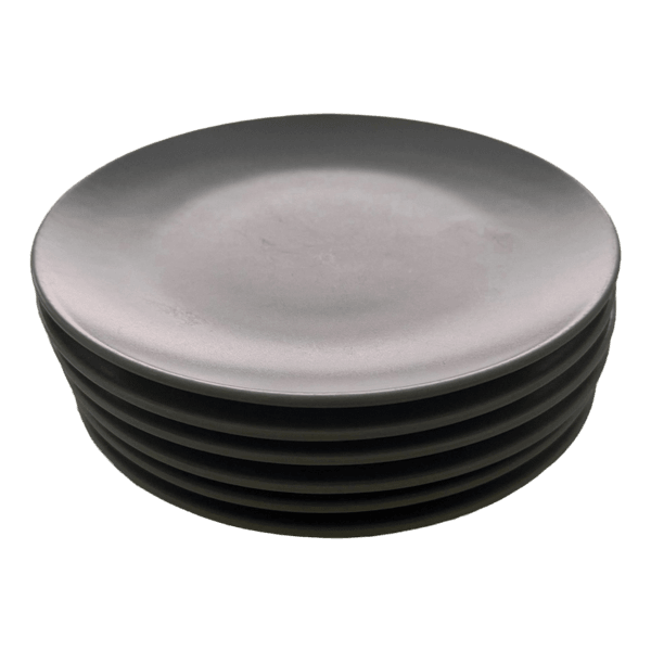 Harmaat lautaset 6 kpl Ikea