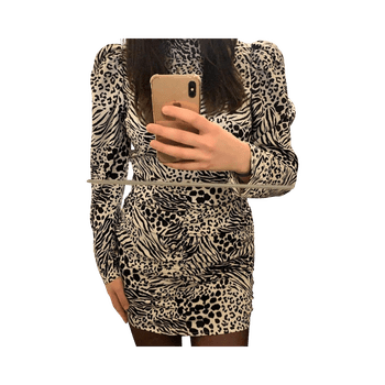 Gina Tricot animalprint dress