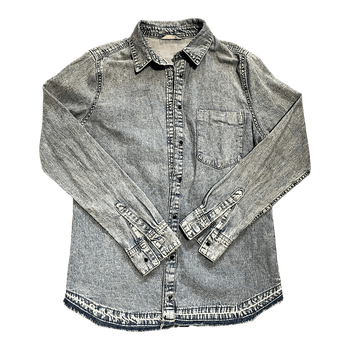 Blue denim shirt