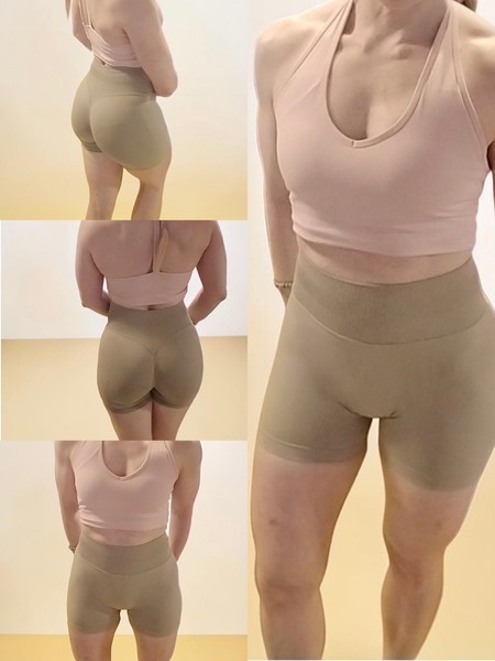 Vihertävät Push-up shortsit