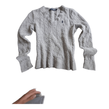 Grey Ralph Lauren merino wool sweater