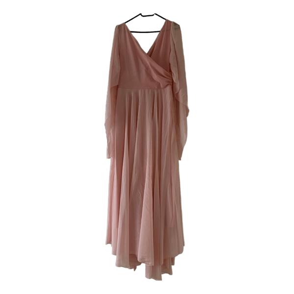 Pink long dress