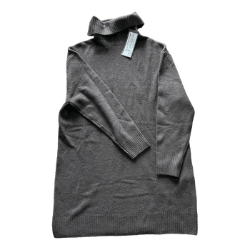 Brown turtleneck sweater