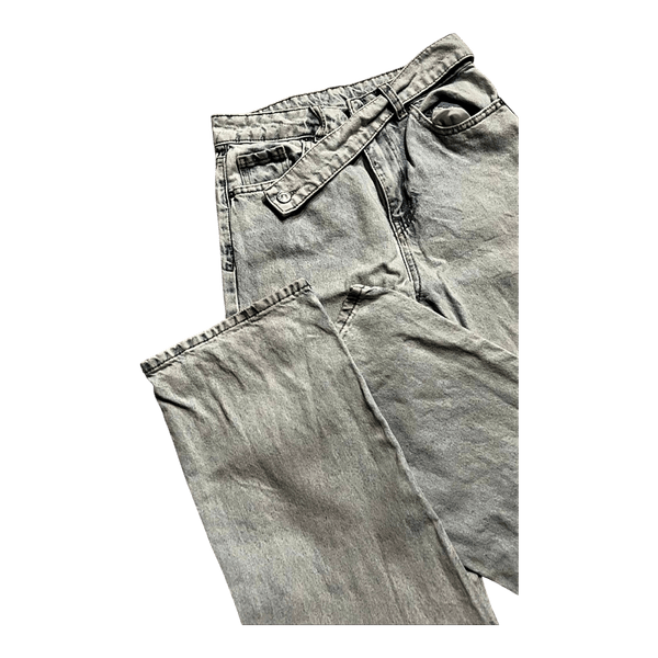 Light blue wide leg jeans