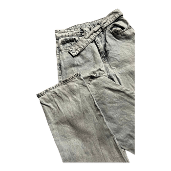 Light blue wide leg jeans