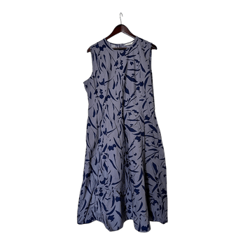 Sininen Marimekko-mekko