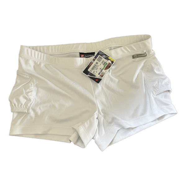 Hvide sportsshorts/indershorts