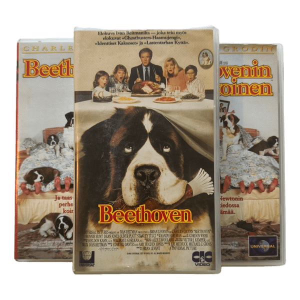 Beethoven VHS elokuvia