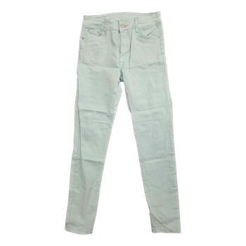 Mint green skinny jeans
