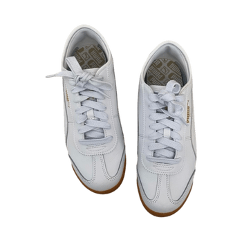 White leather sneakers