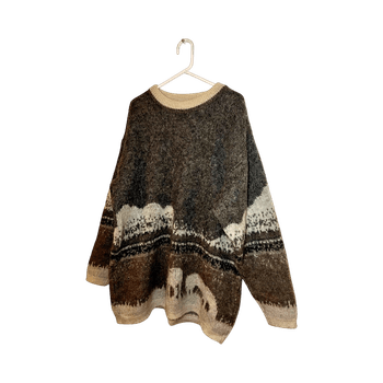 Islantilainen villapaita M