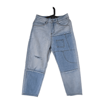 Chicsky patchwork light blue jeans